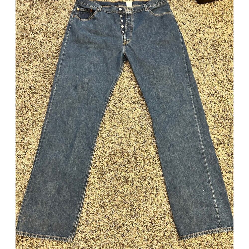 Vintage Levi’s 501 XX Patch Blue Jeans Sz 42/38 1994 Button Fly - Colombia